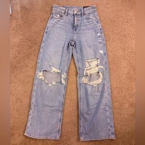 Distressed Light Blue Women's Jeans